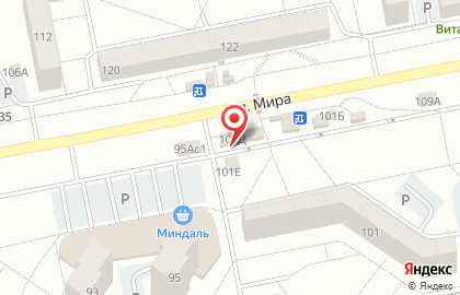 Ямщик на улице Мира на карте