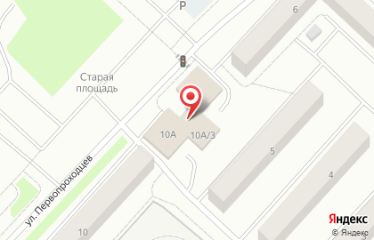 Супермаркет Магнит на улице Первопроходцев на карте