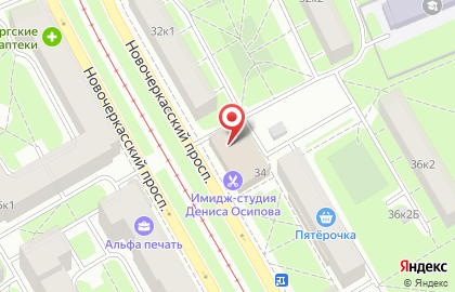 Виктория на Новочеркасском проспекте на карте