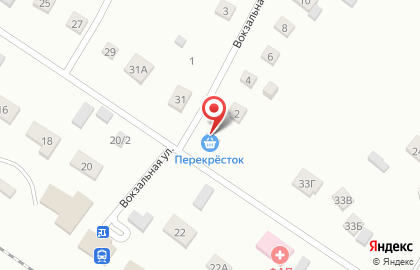 Продовольственный магазин Перекрёсток на Шоссейной улице на карте