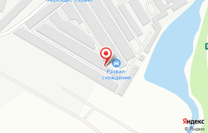 Автосервис MB-Сервис в Левобережном районе на карте