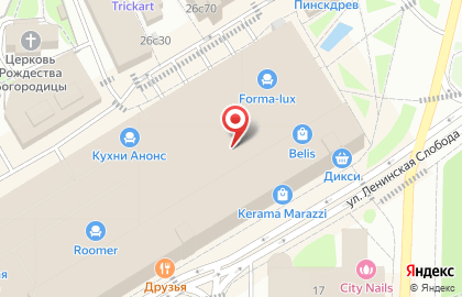 Мебельный салон Красный стол на карте