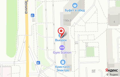 Банкомат СберБанк на улице Ленина, 198 к 4 на карте