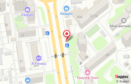 Магазин морепродуктов Золотая FISHка на проспекте Космонавтов на карте