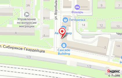 Торгово-сервисная компания Мир насосов на улице Сибиряков-Гвардейцев на карте