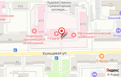 Компания по перевозке лежачих больных УфаМедТакси на Кольцевой улице на карте