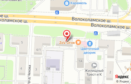 Магазин пиротехники Мадам пиротех на Волоколамском шоссе на карте