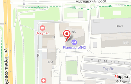 Детский центр Умка на улице Терешковой на карте
