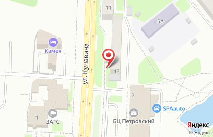 Нотариус Комарова Е.А. на улице Тевосяна на карте