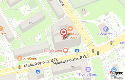 РЕСО-Гарантия в Василеостровском районе на карте