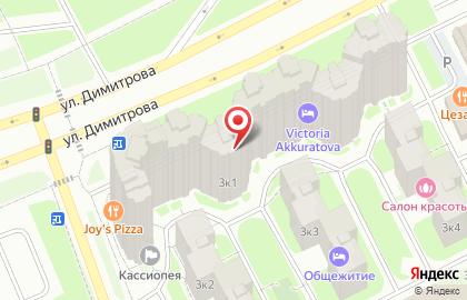 Магазин подарков на ул. Димитрова, 3 к1 на карте