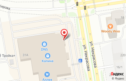 Магазин ювелирных изделий Алмаз на улице Некрасова на карте