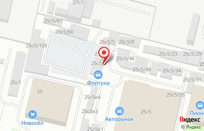 Магазин автозапчастей в Архангельске на карте