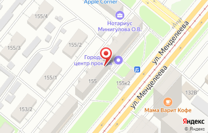 Городской ломбард на улице Менделеева на карте