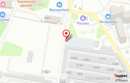 Автостоянка в Воронеже на карте