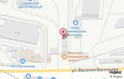 Грузовой сервис ТРАКСЕРВИС на улице Василия Васильева на карте