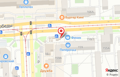 Оператор сотовой связи Билайн на проспекте Победы на карте