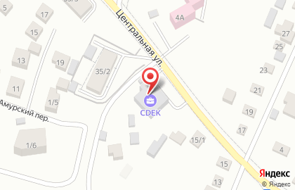 Пивоварня магазин напитков на розлив на Центральной улице на карте