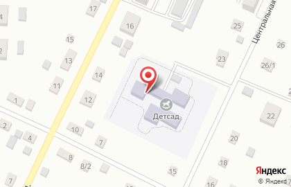 Детский сад в Белгороде на карте