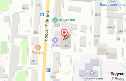 Драйв на проспекте Ленина на карте