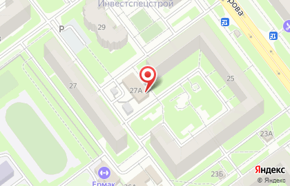 Магазин низких цен Победа в Заволжском районе на карте