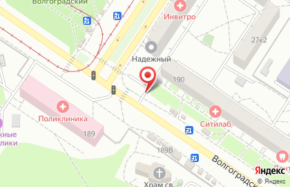 Киоск по продаже молочных продуктов Молоко из Косулино на Волгоградской улице на карте