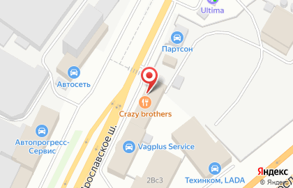 Салон связи Гринтел-Сервис на Ярославском шоссе на карте