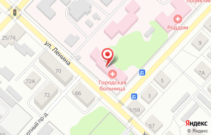 Городская больница в Самаре на карте