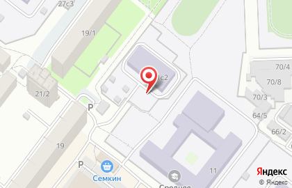 Средняя общеобразовательная школа №30 с дошкольным отделением в Томске на карте