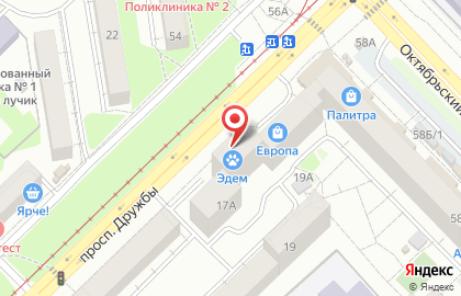 Нотариус Амелина Л.И. на карте