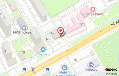Эстейдж, карнизов и жалюзи на Можайском шоссе на карте