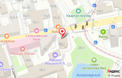 Бистро в Москве на карте