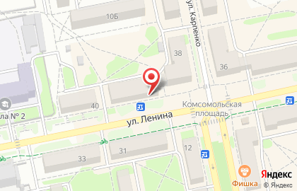 Гостиничный комплекс Русь на улице Ленина на карте