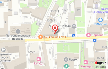 Хостел Астра в Москве на карте