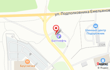 АЗС в Калининграде на карте