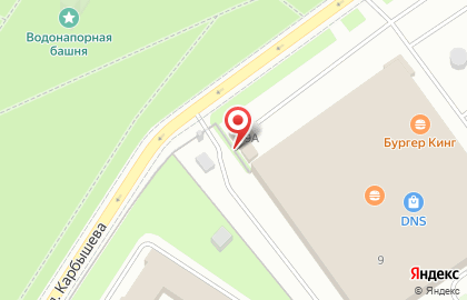 Шиномонтажная мастерская и автомойка Две атмосферы на улице Карбышева на карте