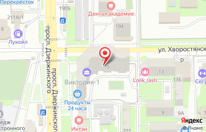 Магазин Рыбсеть на проспекте Дзержинского на карте