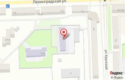 Детский сад №31 на улице Ленинградской на карте