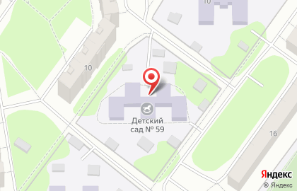 Детский сад №59 в Костроме на карте