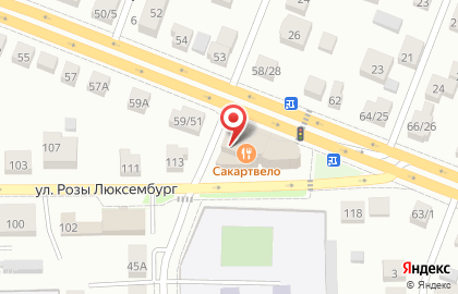Супермаркет Домино на улице Академика Туполева на карте