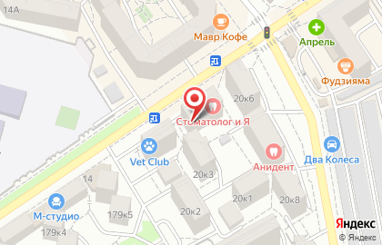 Хирургический центр на улице Омелькова на карте