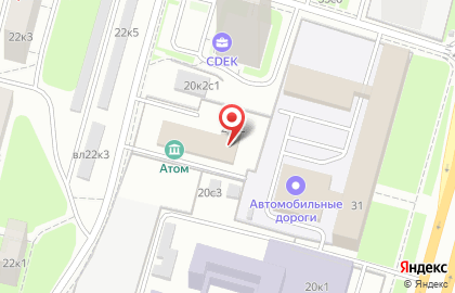 Атом на улице Маршала Тухачевского на карте