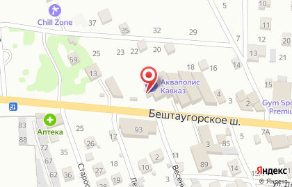 Гранитная мастерская на Бештаугорском шоссе на карте