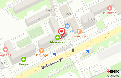 Банк Финансовая Корпорация Открытие на Выборной улице на карте