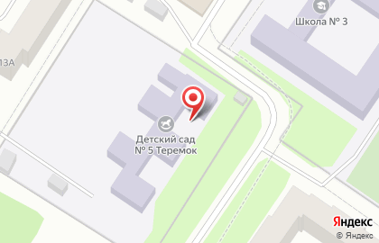 Детский сад Теремок №5 на улице Коновалова на карте