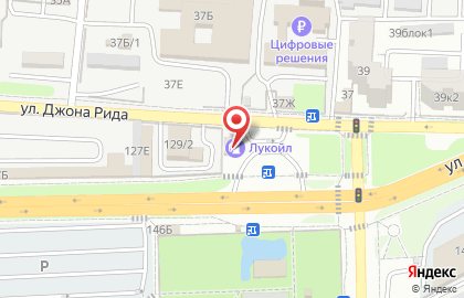 Банкомат ФКБ Петрокоммерц на улице Джона Рида на карте
