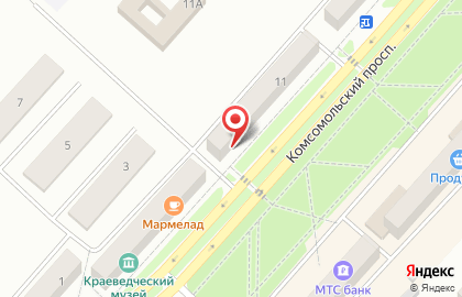 Компания Окна века на Комсомольском проспекте на карте
