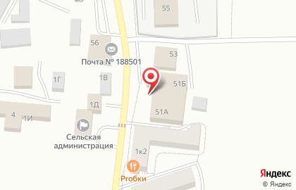 Супермаркет Магнит на Центральной улице, 1 лит б на карте