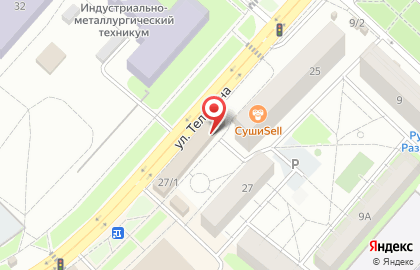Салон цветов Крона на улице Тельмана на карте