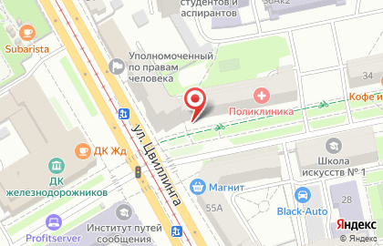 Салон Марафет на улице Орджоникидзе на карте